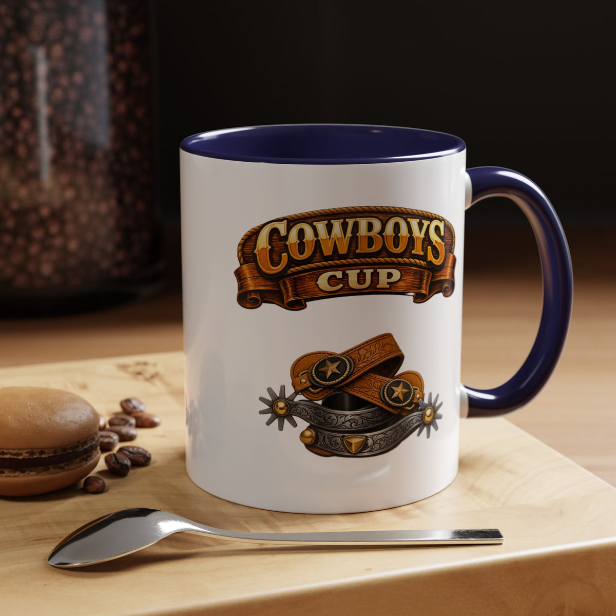 Cowboys Cup Coffee Mug — Western Spur & Leather Design (11/15oz)