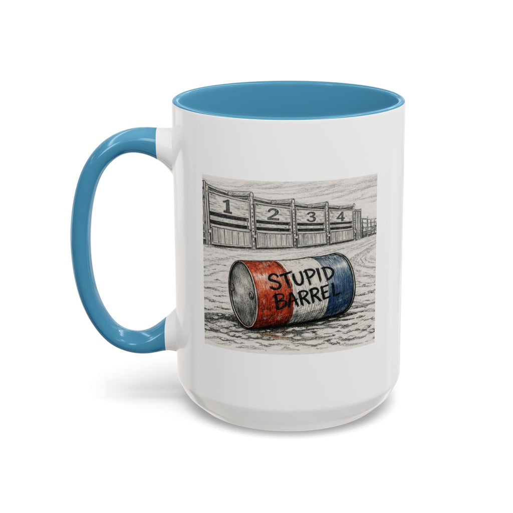 Out of the Money Barrel Racing Coffee Mug — Rodeo Cowgirl Accent Mug (11/15 oz)
