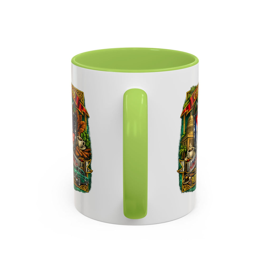 Cuban/American Pride - Cuban by Blood, American by Birth Accent Coffee Mug (11/15oz)