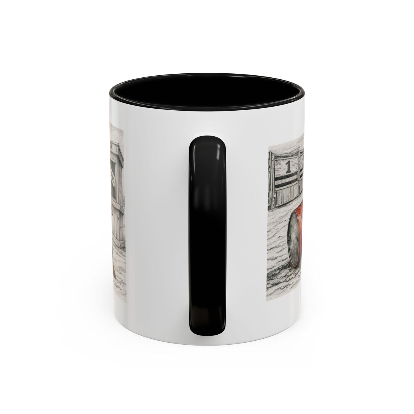 Out of the Money Barrel Racing Coffee Mug — Rodeo Cowgirl Accent Mug (11/15 oz)