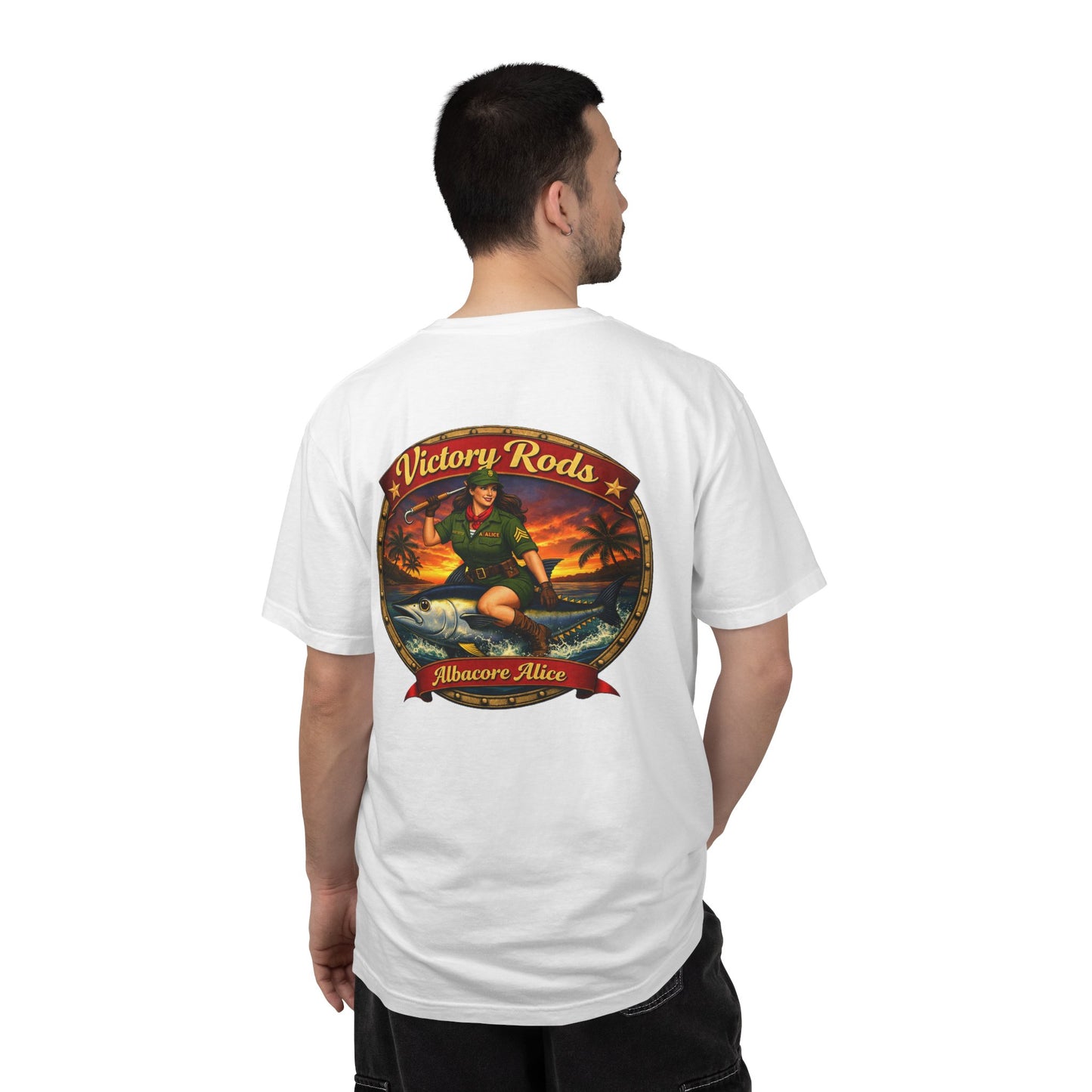Victory Rods "Allencore Alice" Fishing Graphic T-Shirt