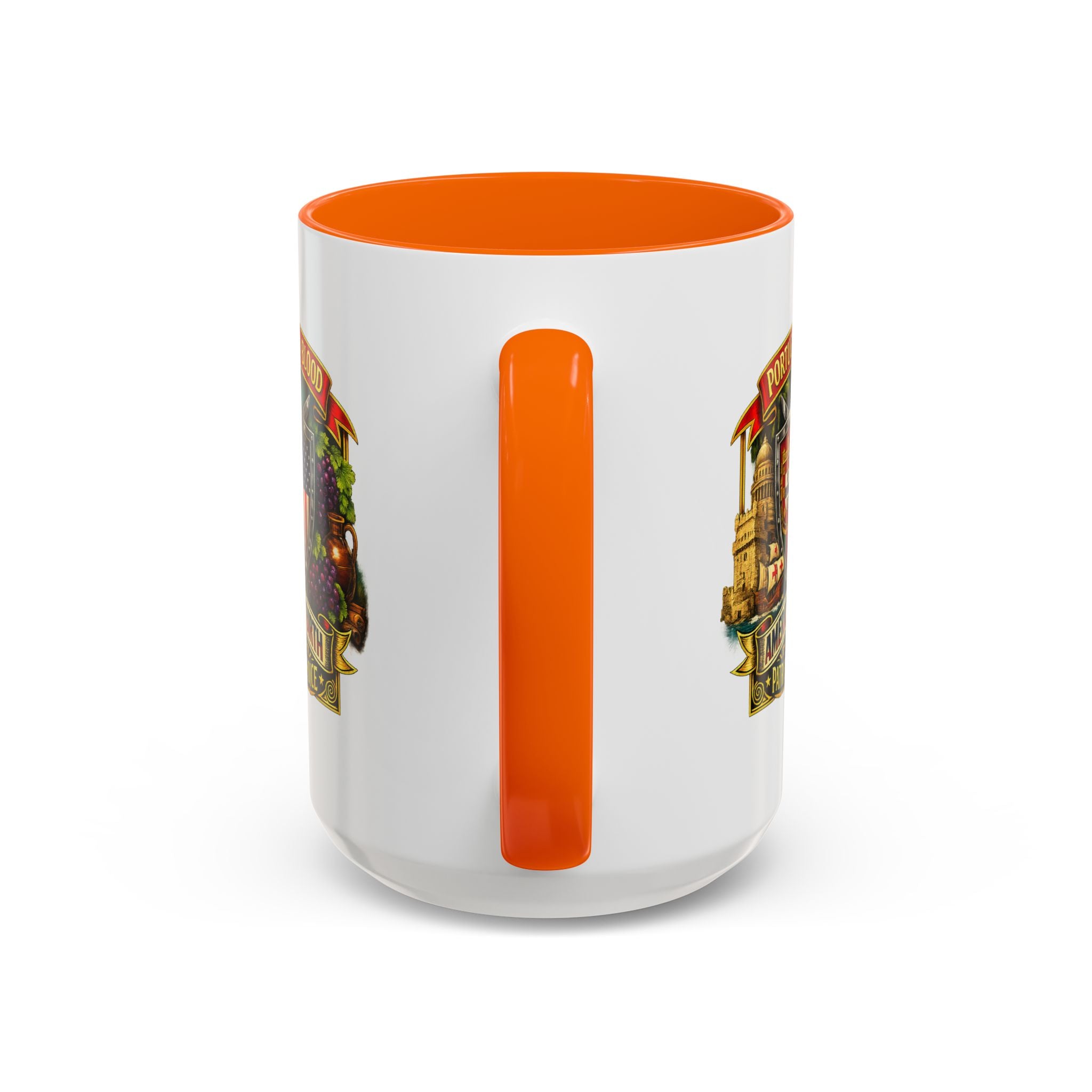 Portuguese/American Pride Mug - Coffee Ceramic Mug