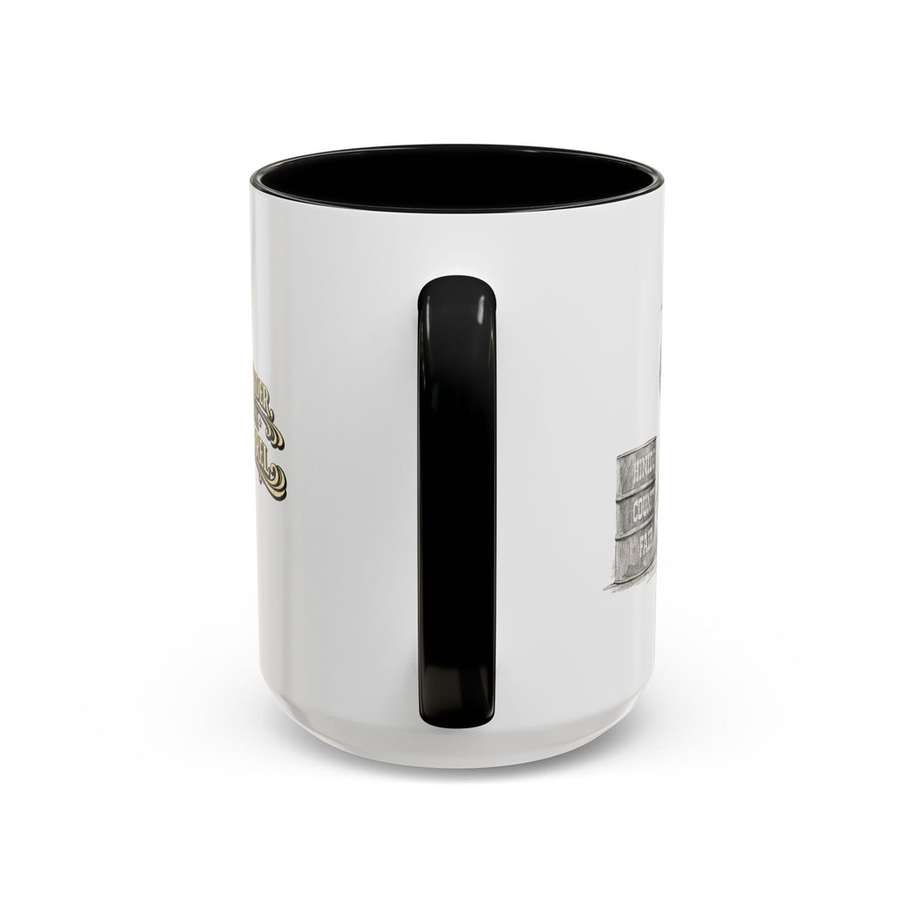 Barrel Racing Coffee Mug — "Horse and Rider Focused on the Next Barrel"