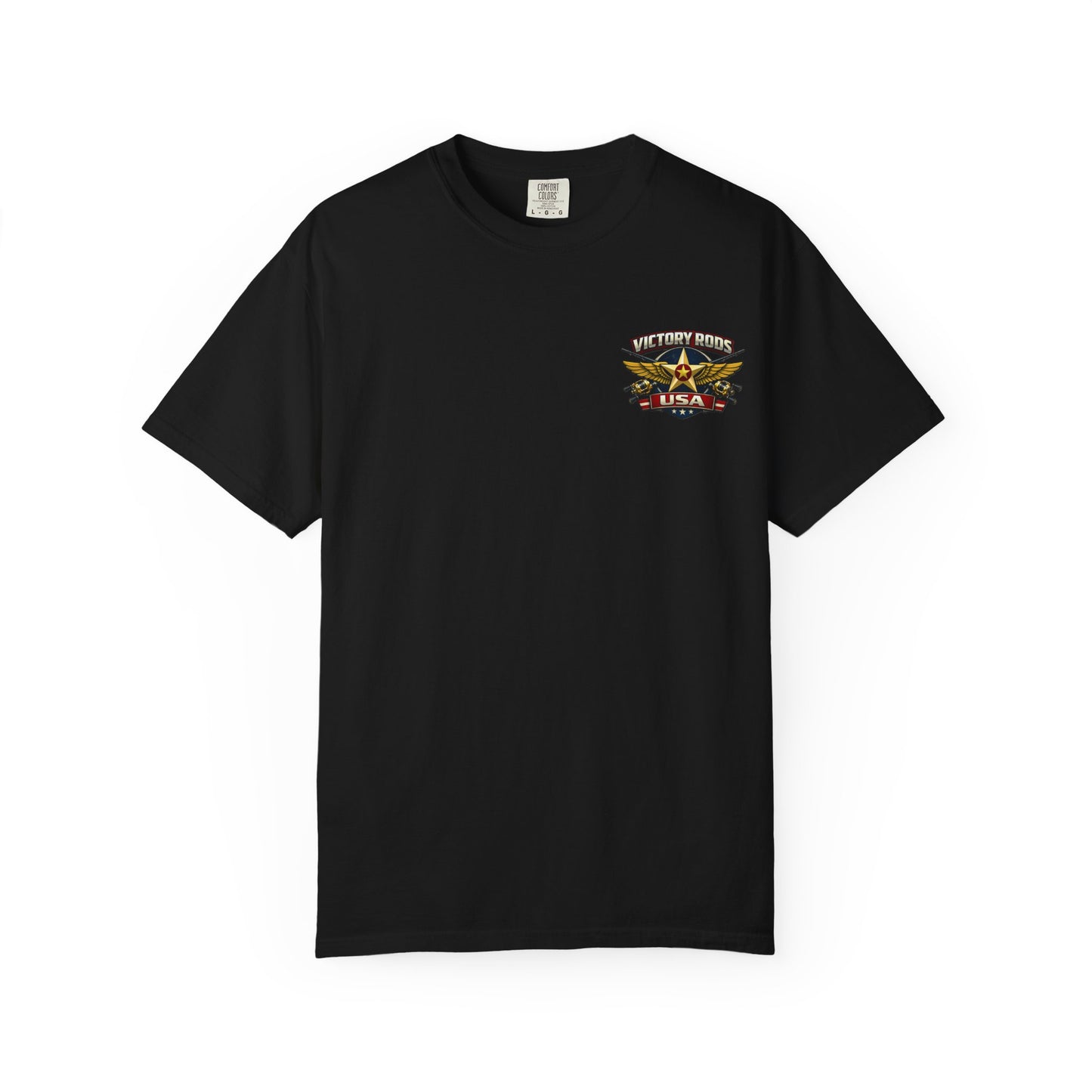 Victory Rods "Dorado Doris" Fishing T-Shirt — Retro Pinup Angler Tee