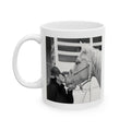 For the Love of Horses Ceramic Mug — Equestrian Coffee Cup (11oz/15oz)