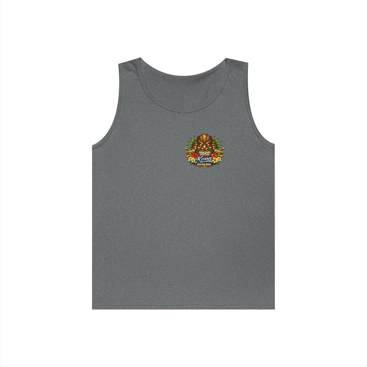 Kona Rods Vintage Pinup Beach Tank Top — 'Thresher Shark Anne' Retro WWII Nose Art