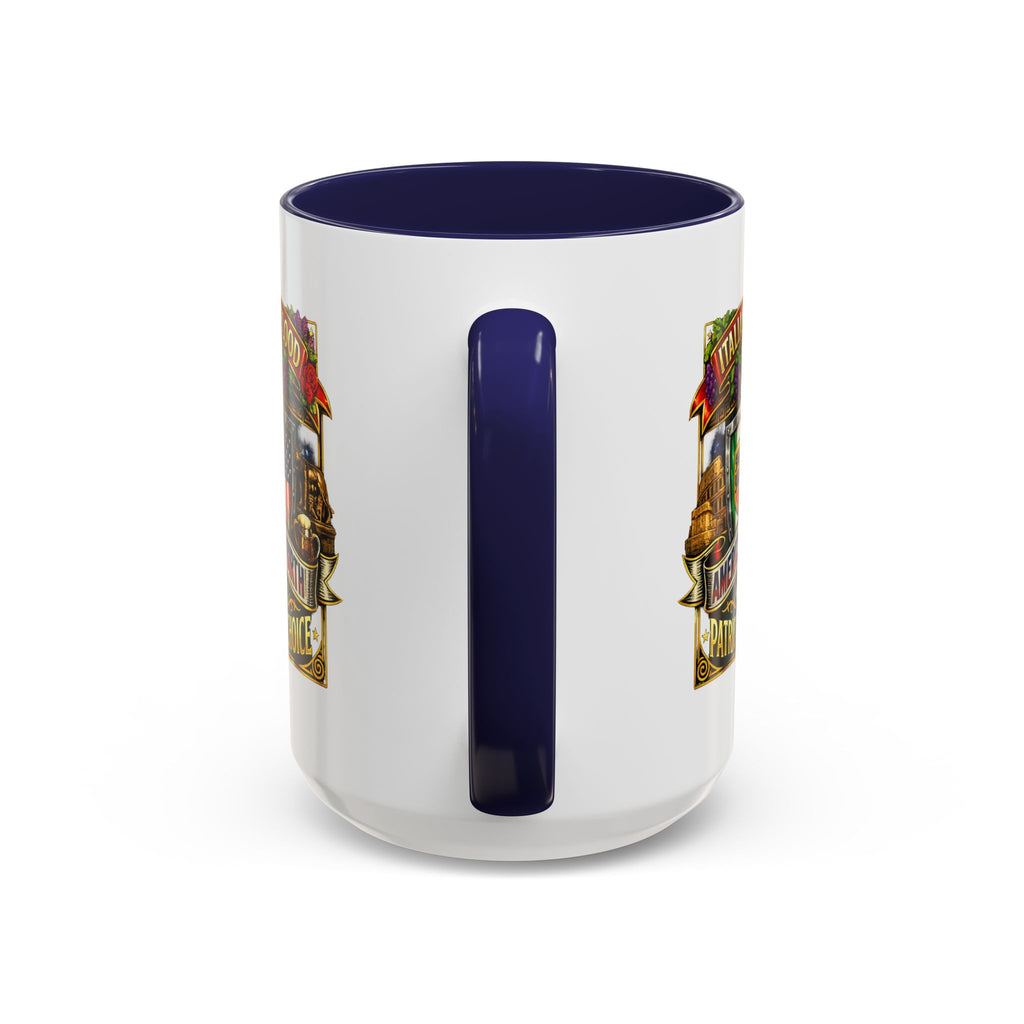Italian by Blood American by Birth "Patriot by Choice" Accent Coffee Mug (11/15oz)