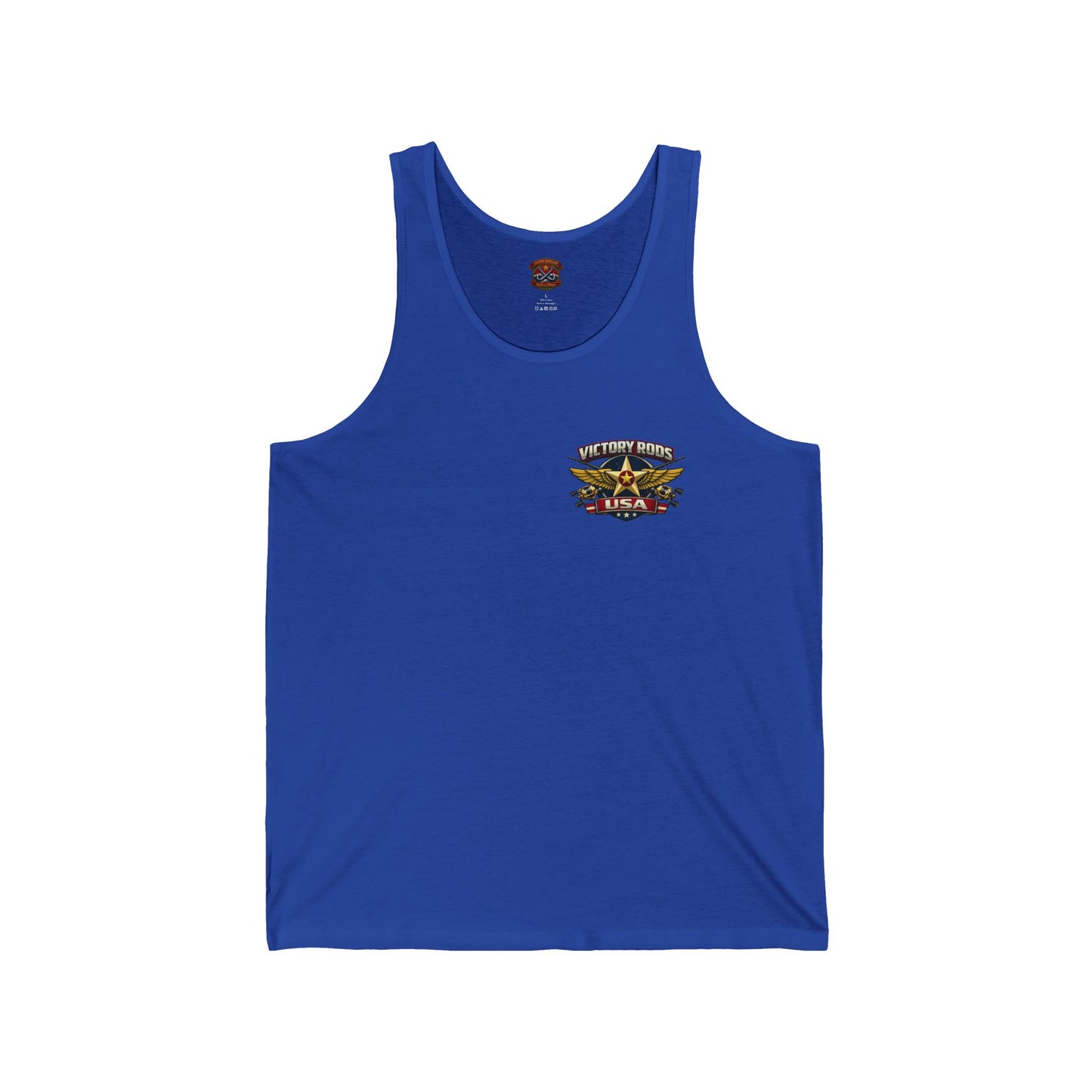 Victory Rods Pinup Tank Top — 'Bluefin Betty' Vintage Bomber Girl Graphic