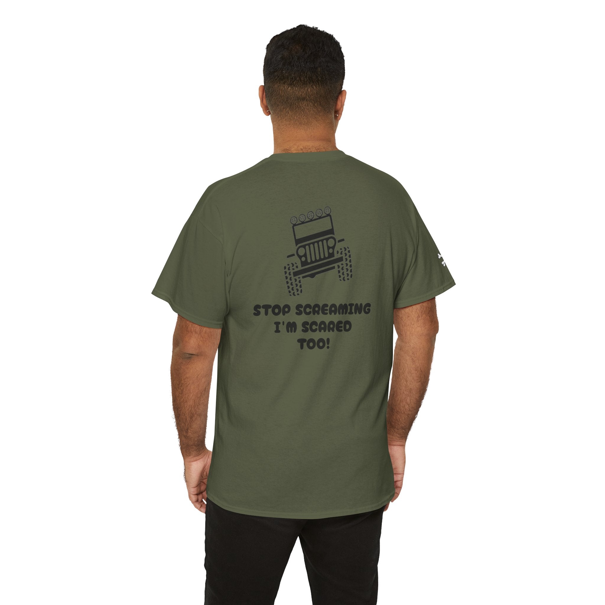 Jeep Graphic Tee — “Stop Screaming I’m Scared Too!” Off‑Road Adventure T-Shirt