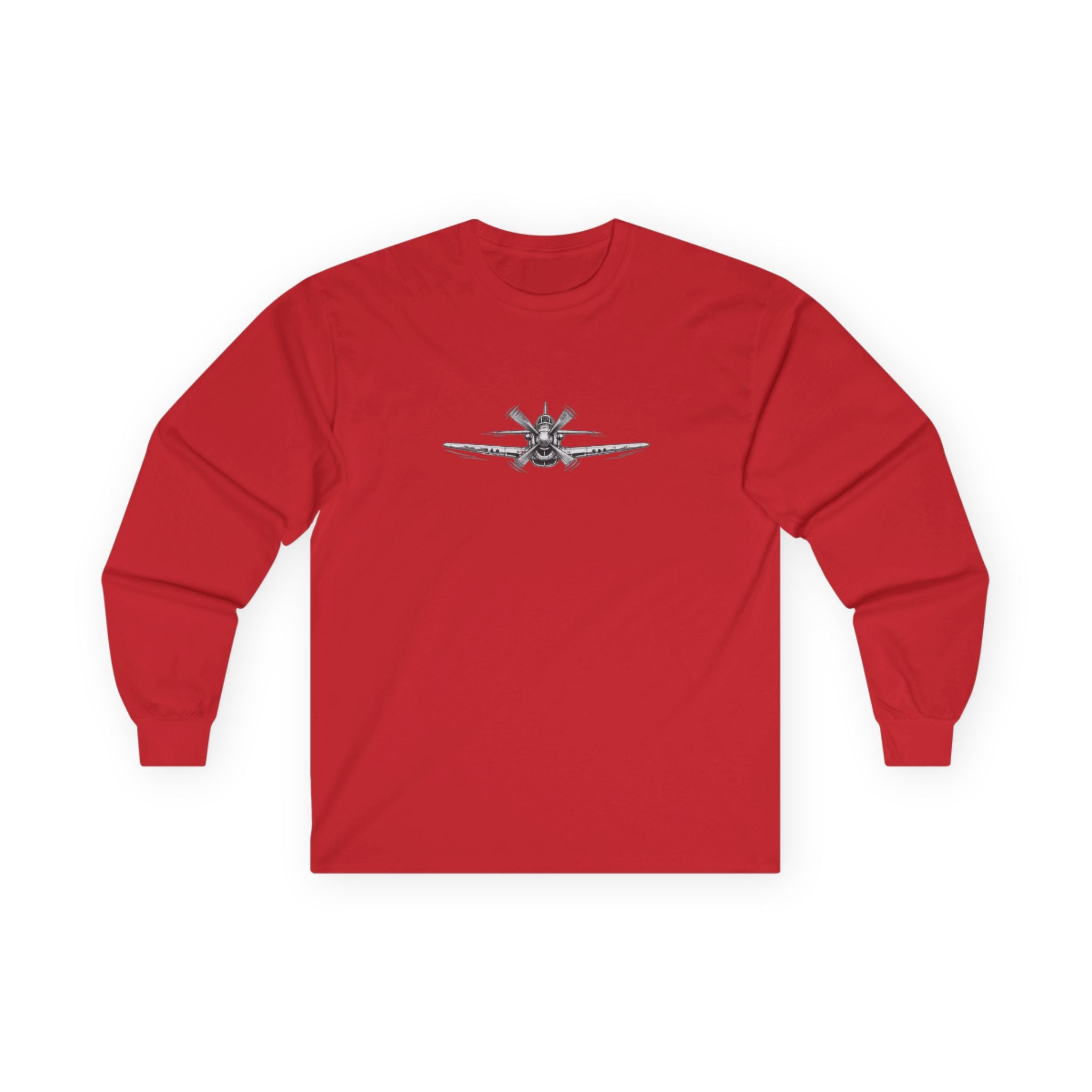 Long Sleeve Tee — Freedom Flyer Eagle & Propeller Graphic