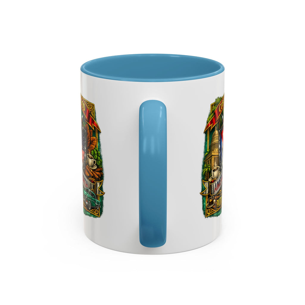 Cuban/American Pride - Cuban by Blood, American by Birth Accent Coffee Mug (11/15oz)