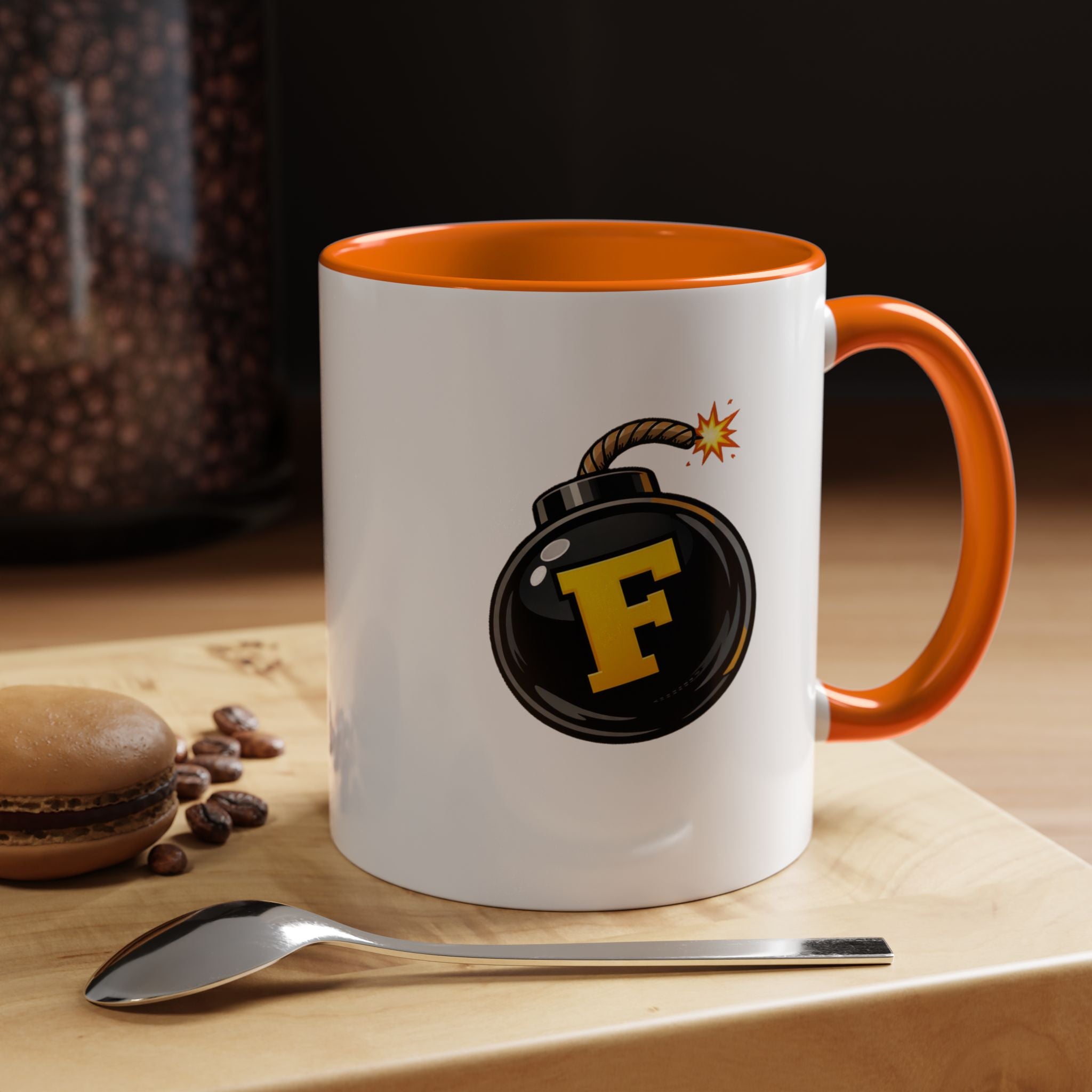 Funny "F" Bomb Accent Coffee Mug – 11oz/15oz Ceramic