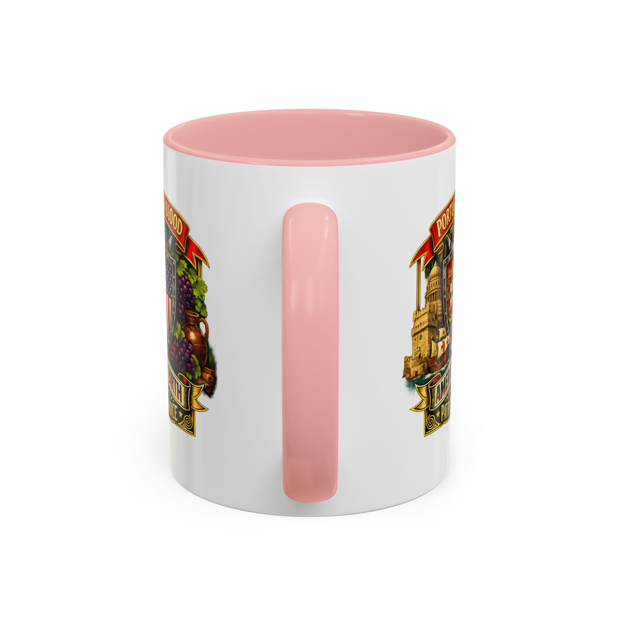 Portuguese/American Pride Mug - Coffee Ceramic Mug