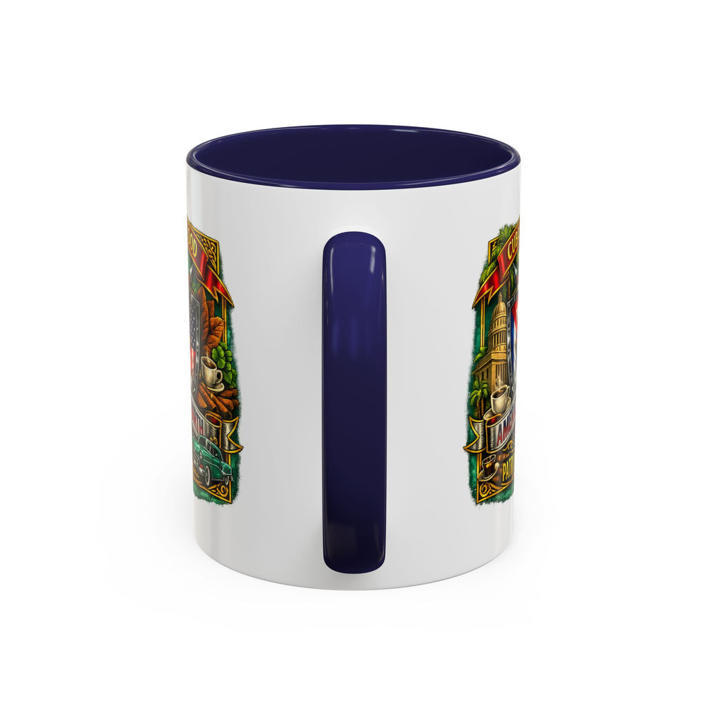 Cuban/American Pride - Cuban by Blood, American by Birth Accent Coffee Mug (11/15oz)