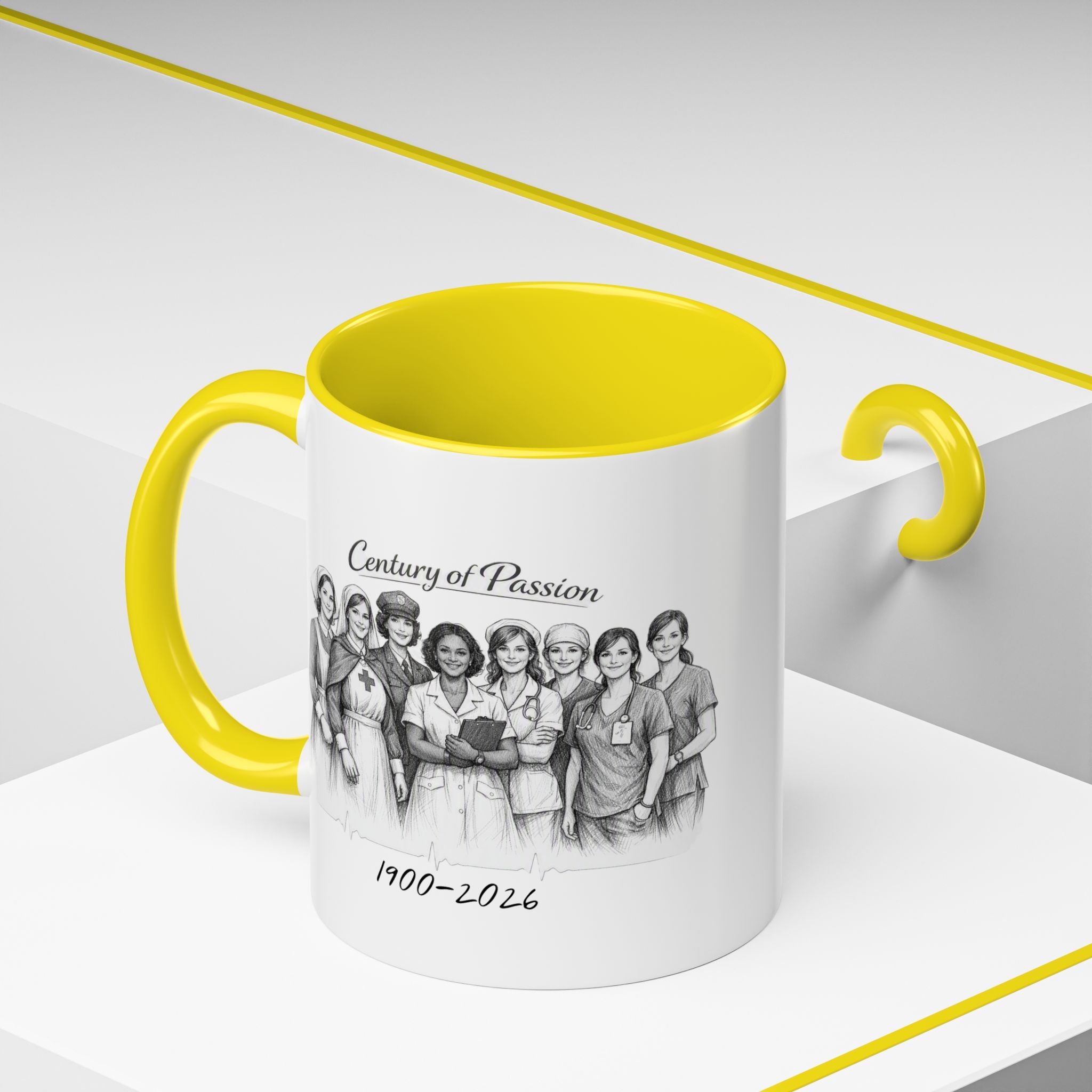 A Century of Passion - Accent Coffee Mug (11, 15oz)