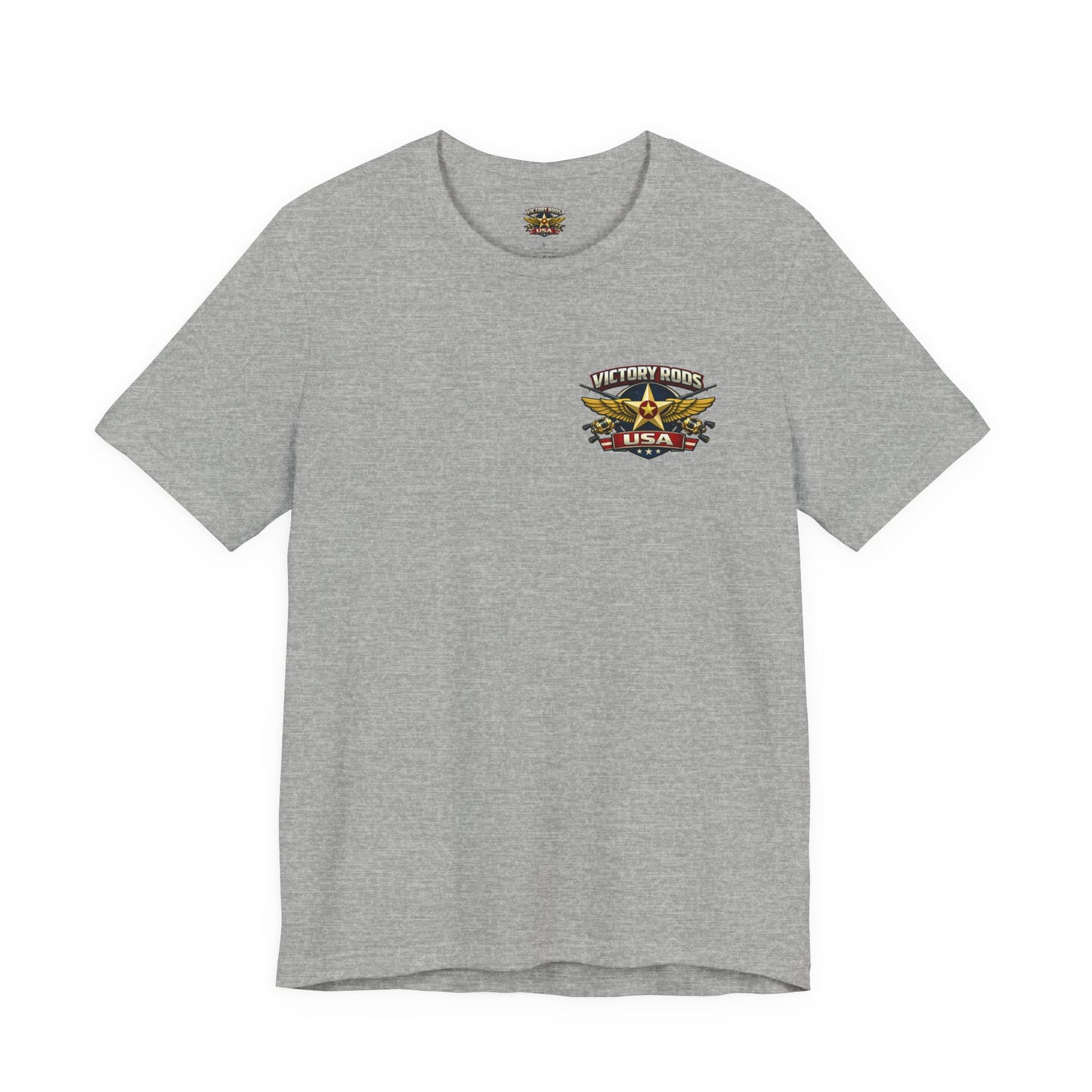 Barracuda Belle Vintage Pinup Tee — Victory Rods Motorcycle T‑Shirt