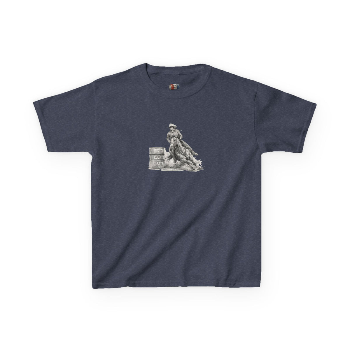 Kids T-Shirt — 'Always Keep Your Eye On the Next Barrel' Cowgirl Graphic