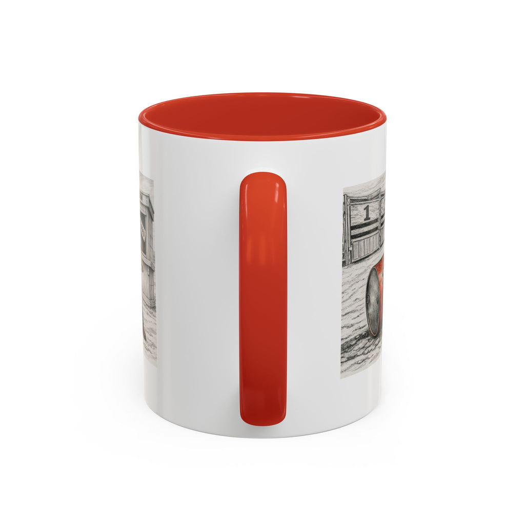 Out of the Money Barrel Racing Coffee Mug — Rodeo Cowgirl Accent Mug (11/15 oz)