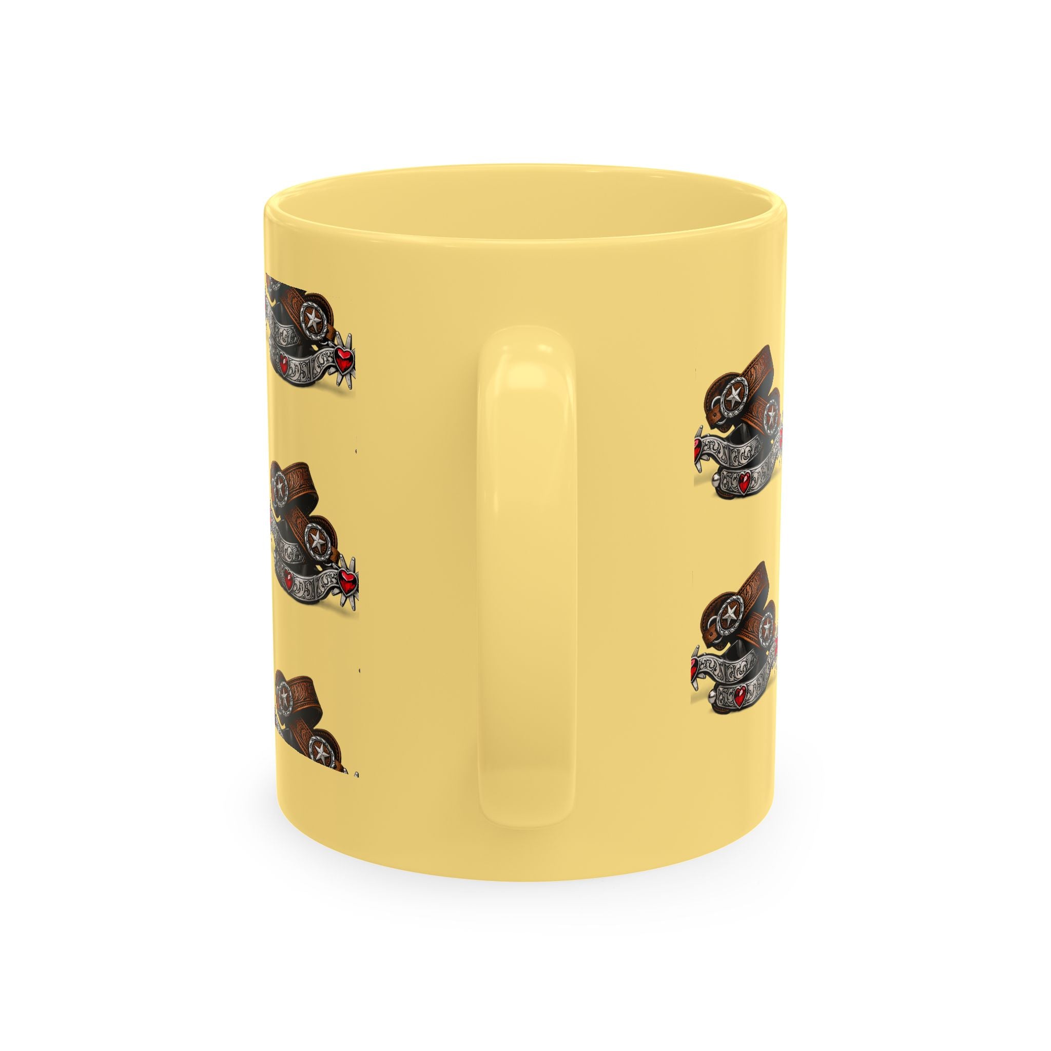 Cowgirl Spur Designed Ceramic Mug — Coffee Cup 11oz