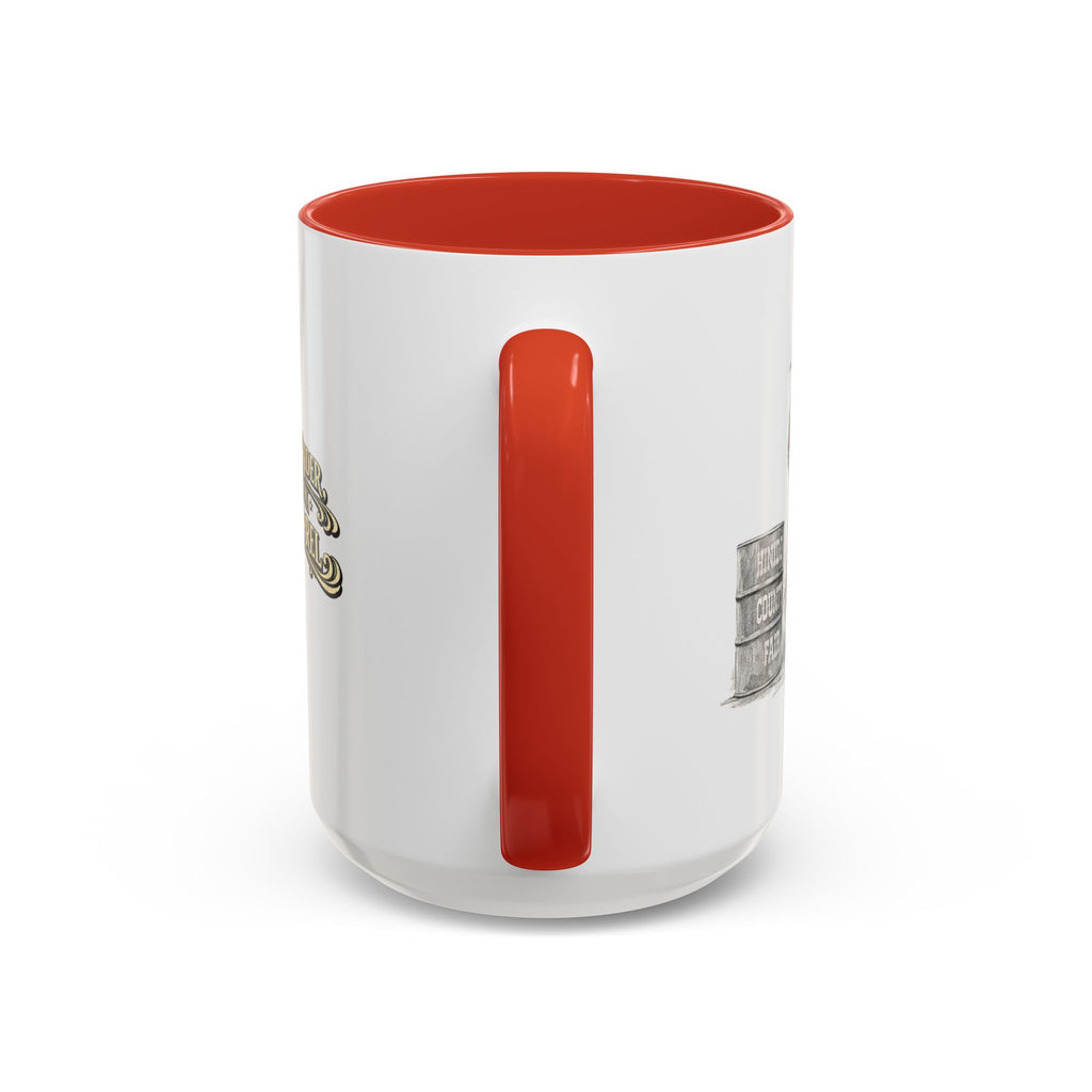 Barrel Racing Coffee Mug — "Horse and Rider Focused on the Next Barrel"