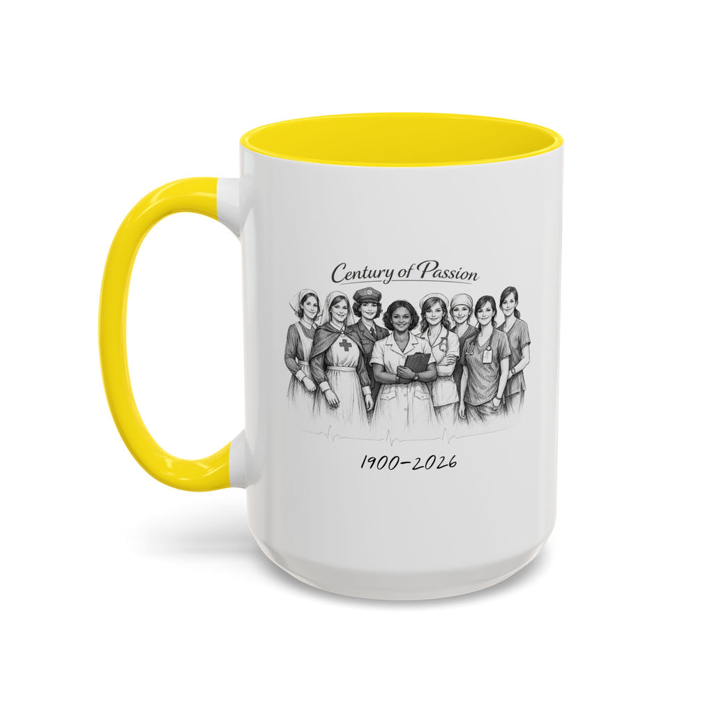 A Century of Passion - Accent Coffee Mug (11, 15oz)