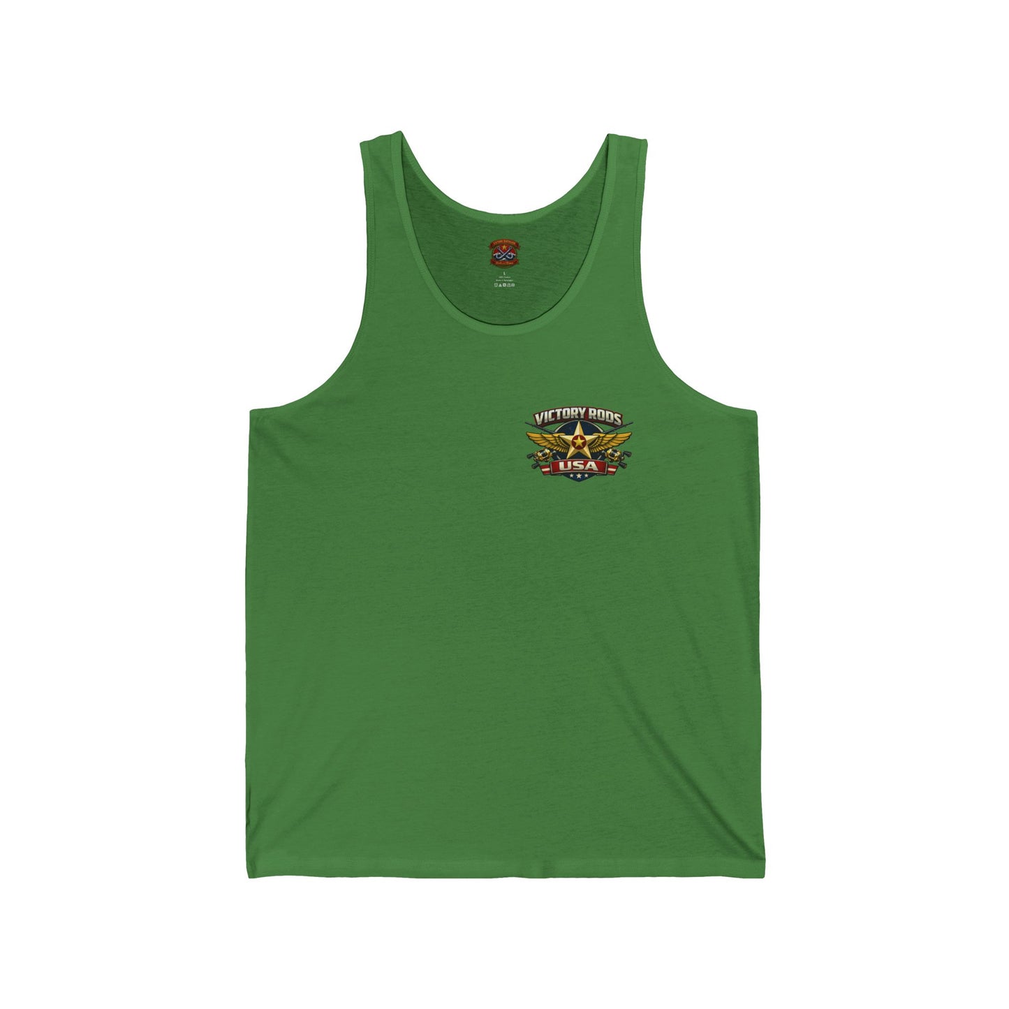 Victory Rods Pinup Tank Top — 'Bluefin Betty' Vintage Bomber Girl Graphic