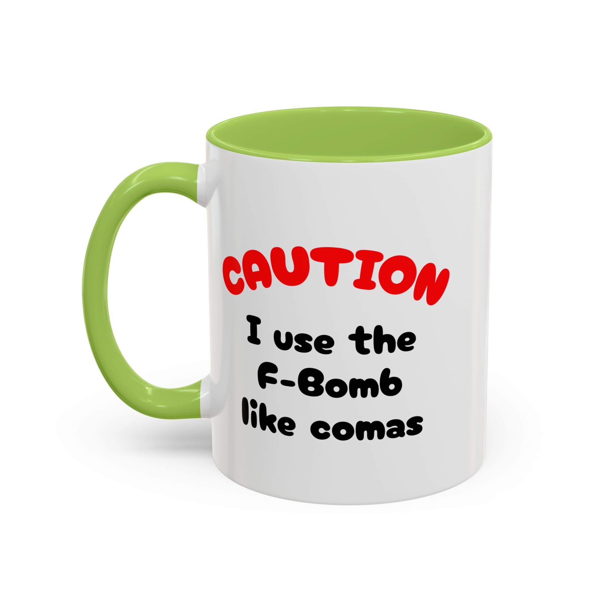 Funny "F" Bomb Accent Coffee Mug – 11oz/15oz Ceramic