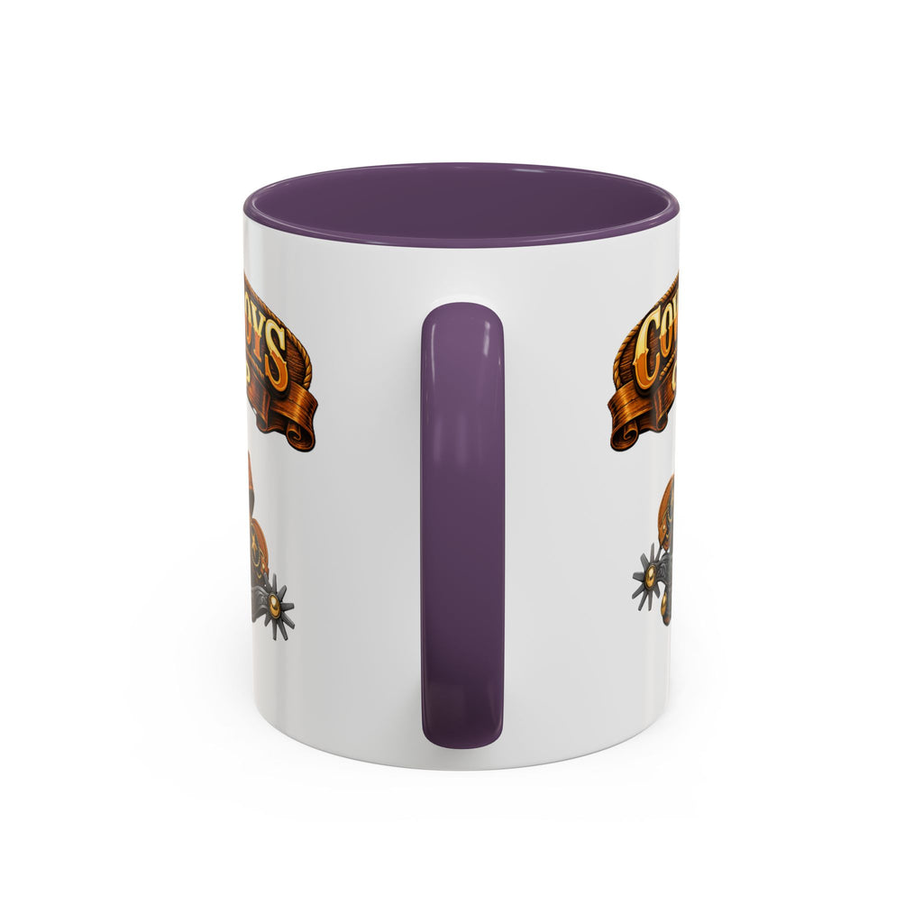 Cowboys Cup Coffee Mug — Western Spur & Leather Design (11/15oz)