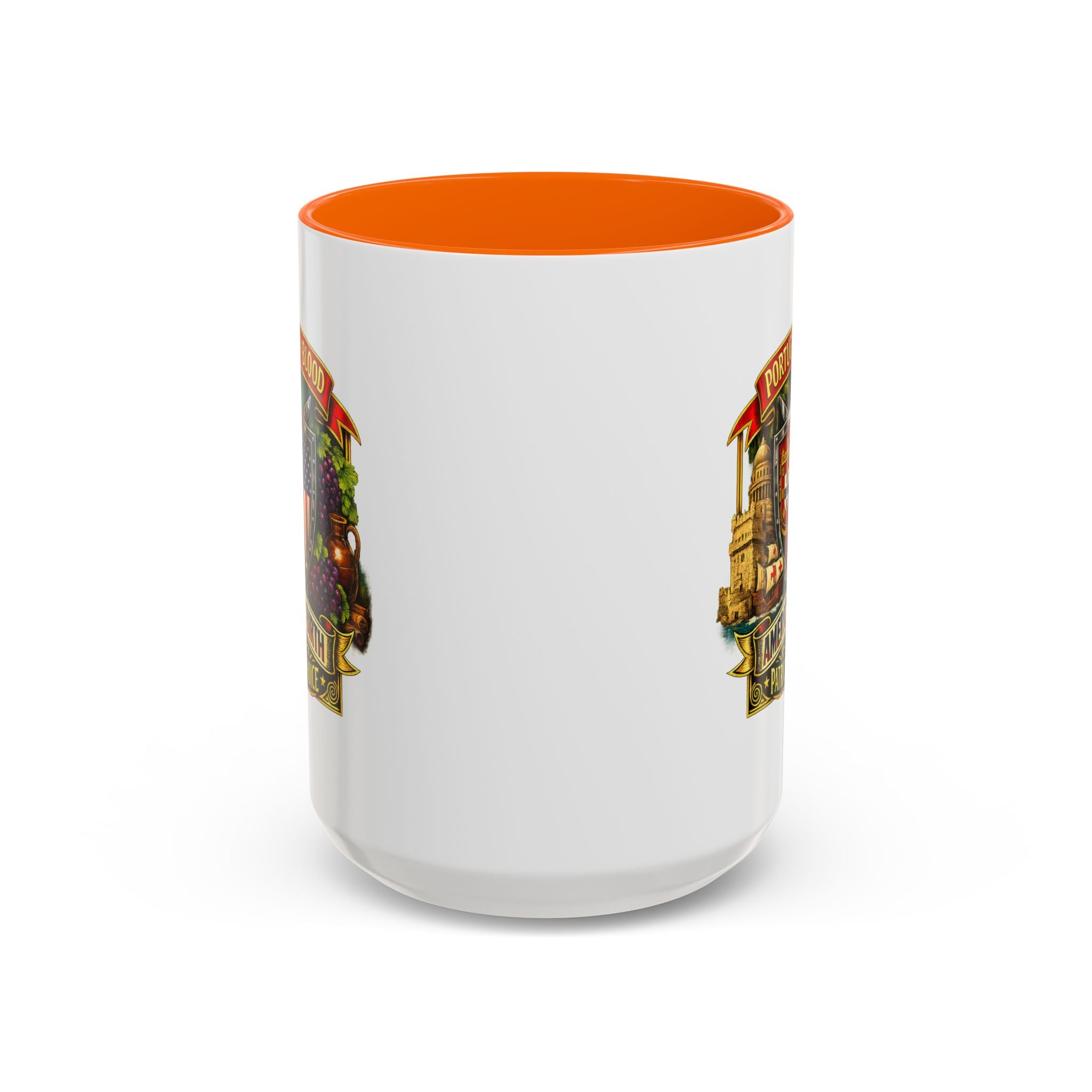 Portuguese/American Pride Mug - Coffee Ceramic Mug
