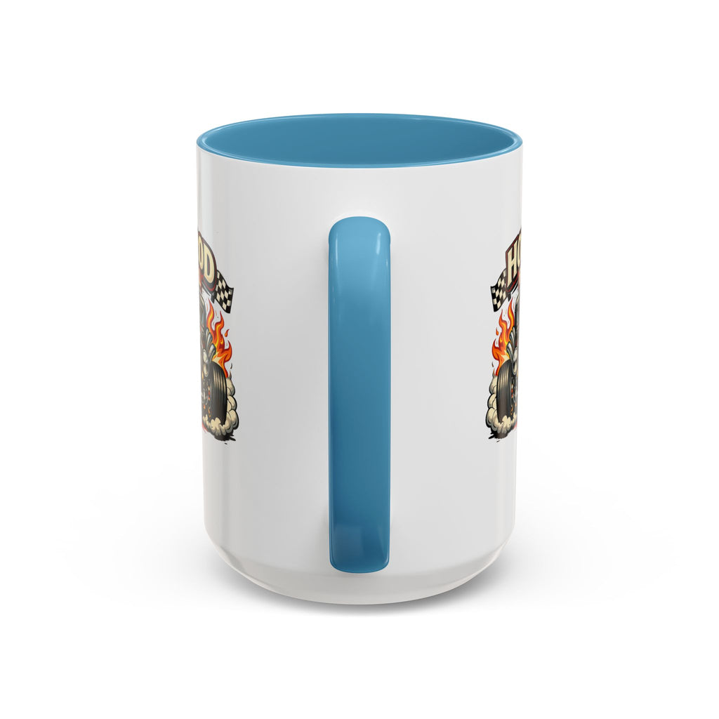 Hot Rod Fuel Coffee Mug — Vintage Muscle Car Racing Accent Mug
