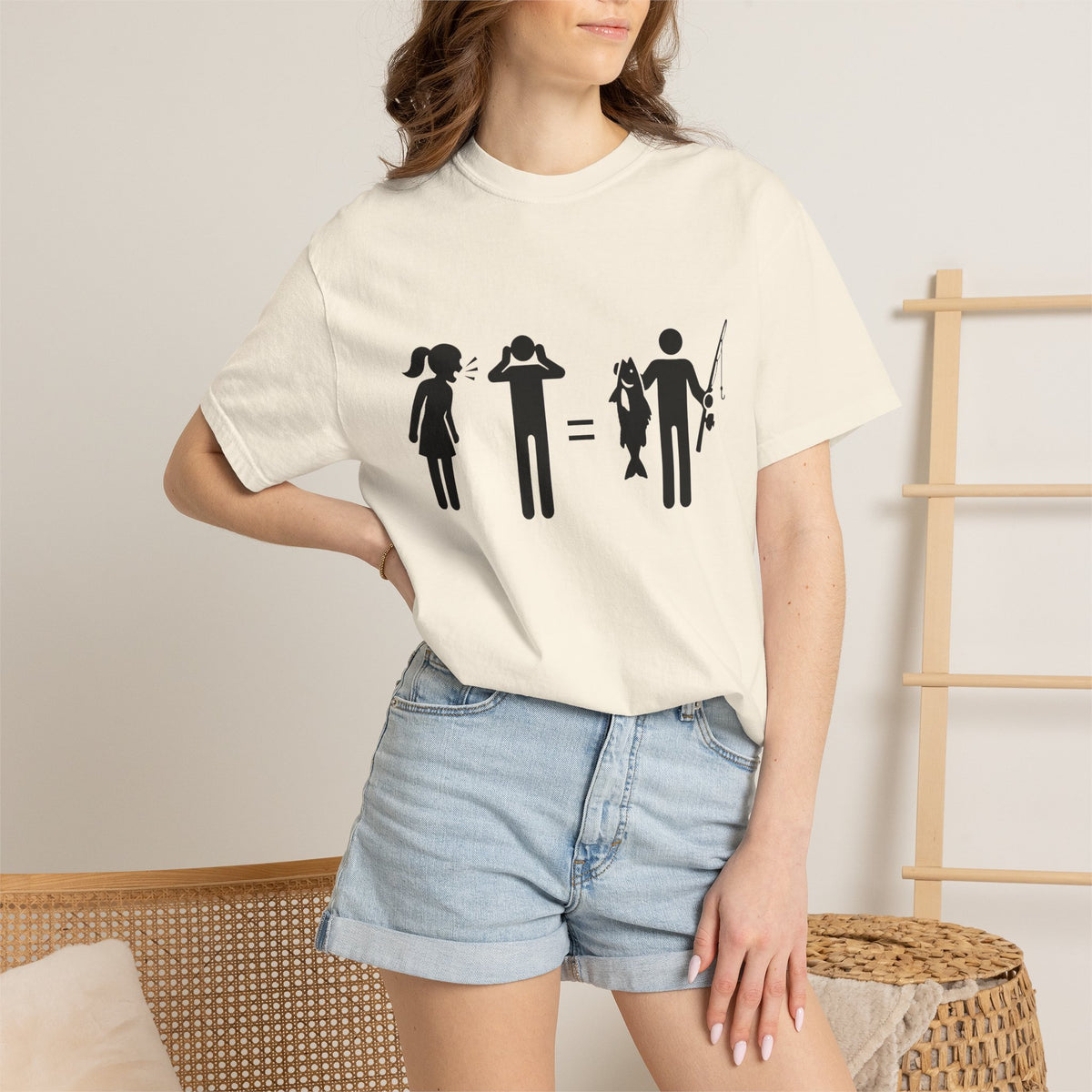 Fishing Humor T-Shirt – Fishing therapy Graphic Tee