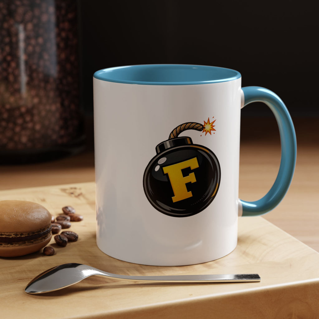 Funny "F" Bomb Accent Coffee Mug – 11oz/15oz Ceramic