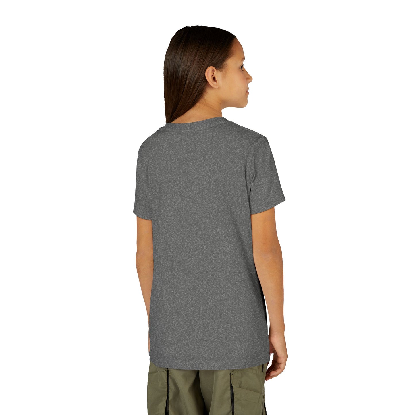 Youth Tee — Rodeo Cowgirl with Patriotic Barrel Graphic