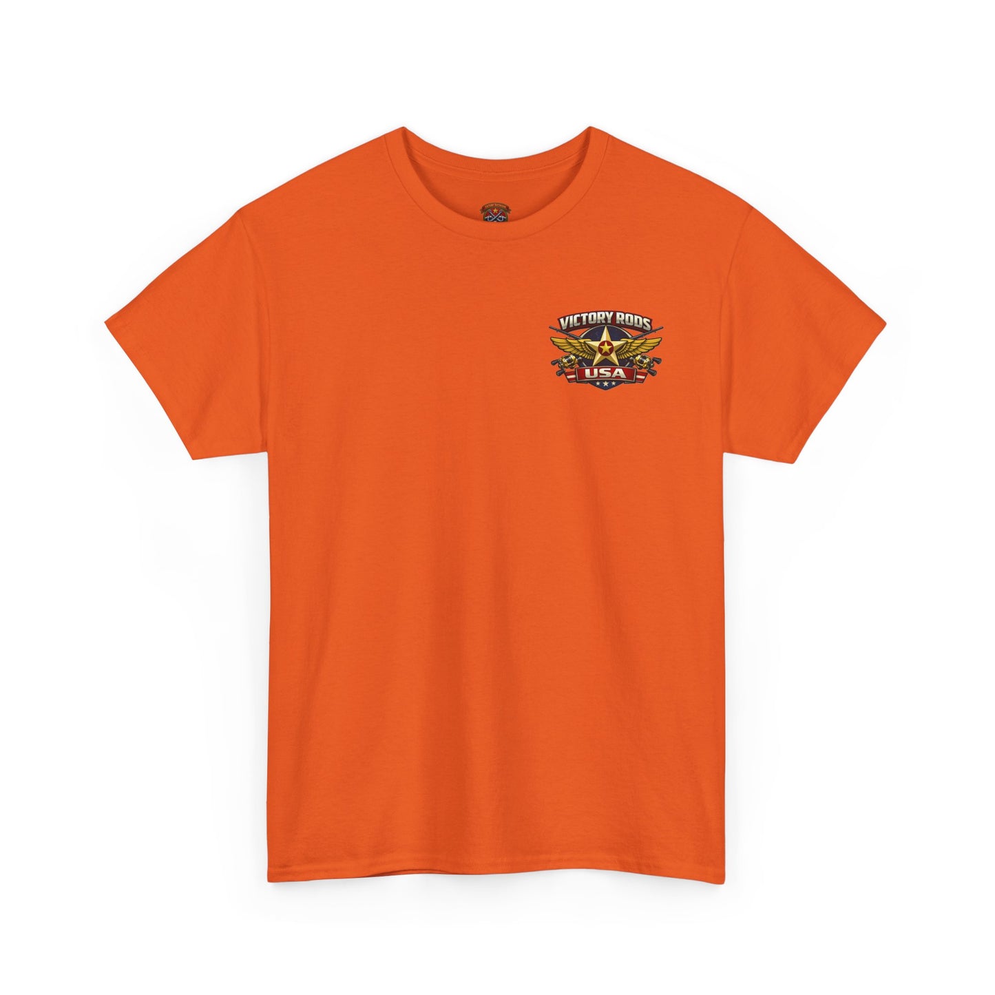 Vintage Pinup Fishing T-Shirt — “Victory Rods” Calico Carol Graphic Tee