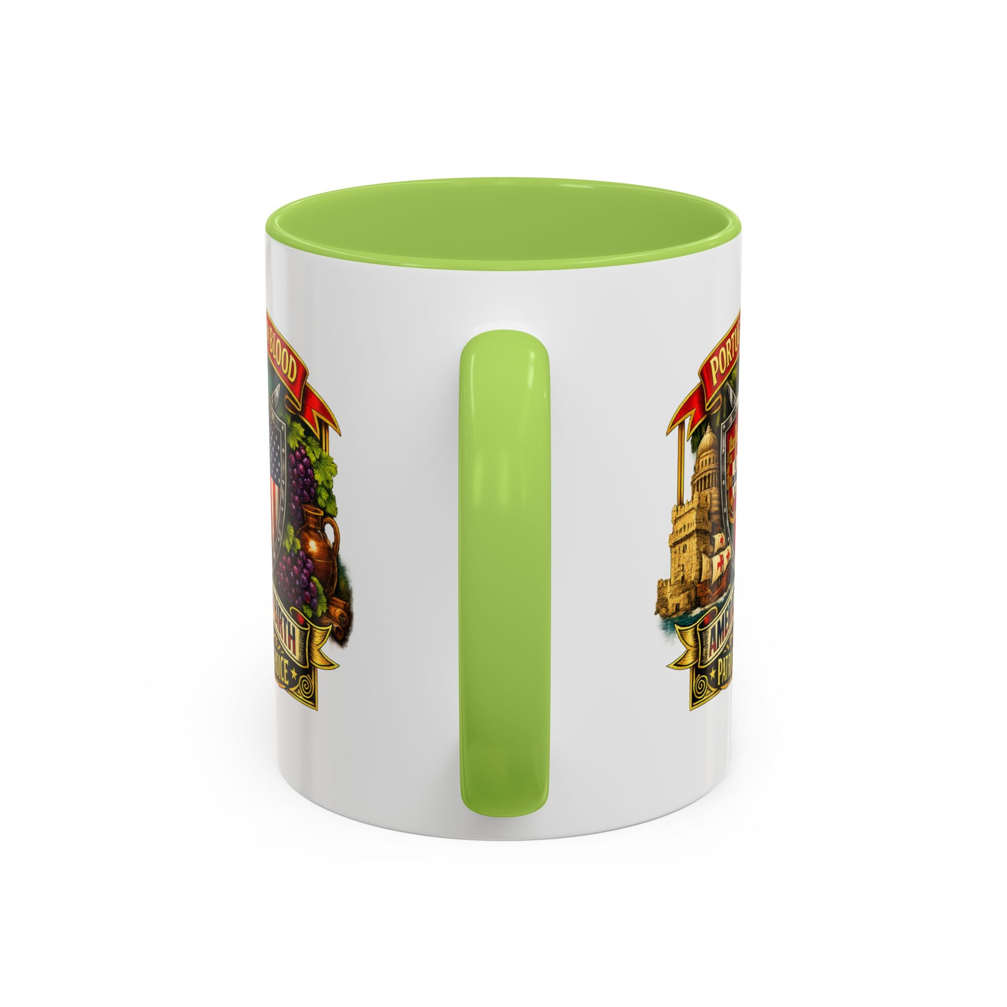 Portuguese/American Pride Mug - Coffee Ceramic Mug