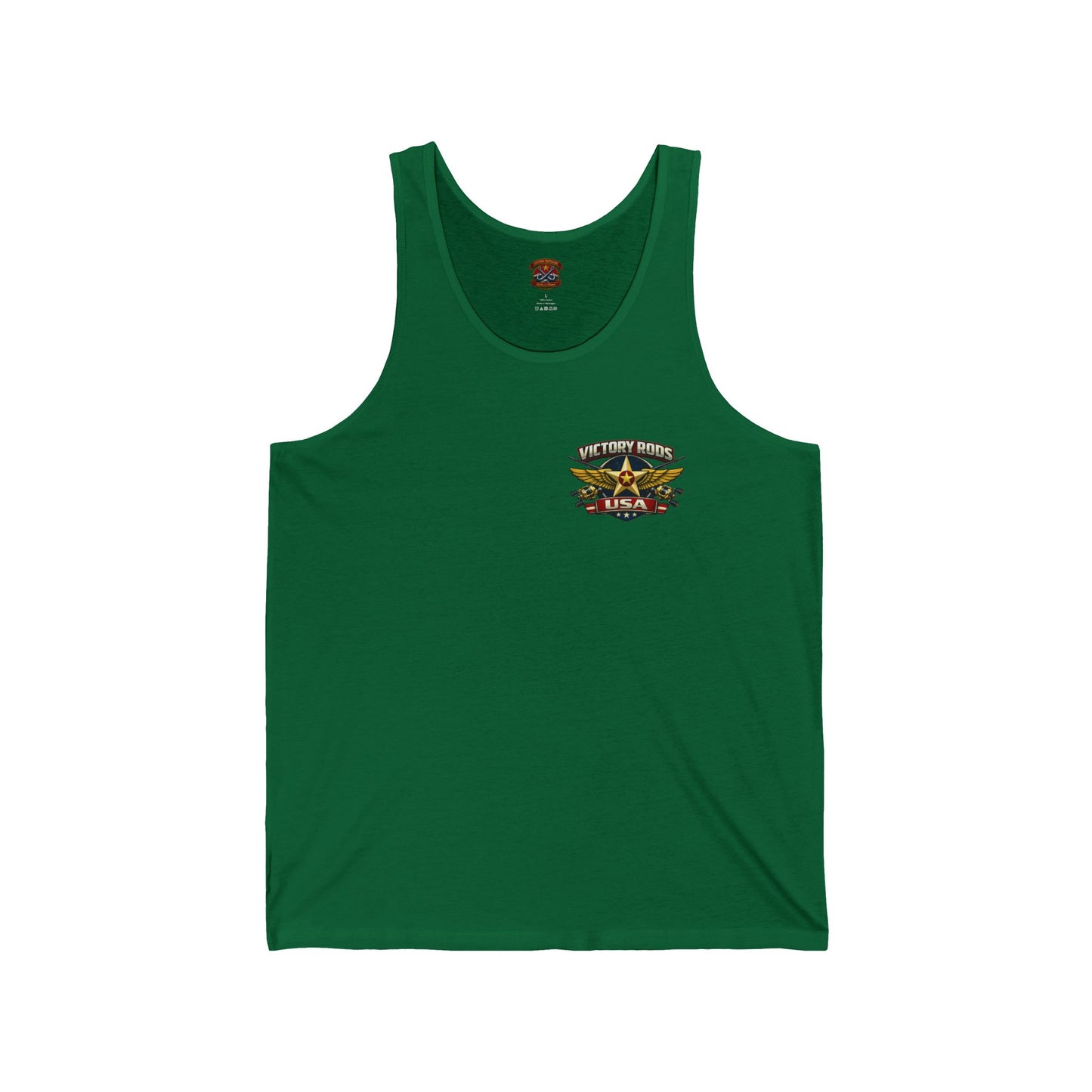 Victory Rods Pinup Tank Top — 'Bluefin Betty' Vintage Bomber Girl Graphic
