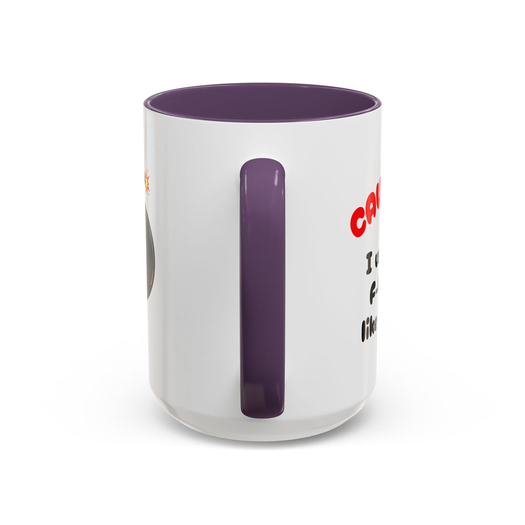 Funny "F" Bomb Accent Coffee Mug – 11oz/15oz Ceramic