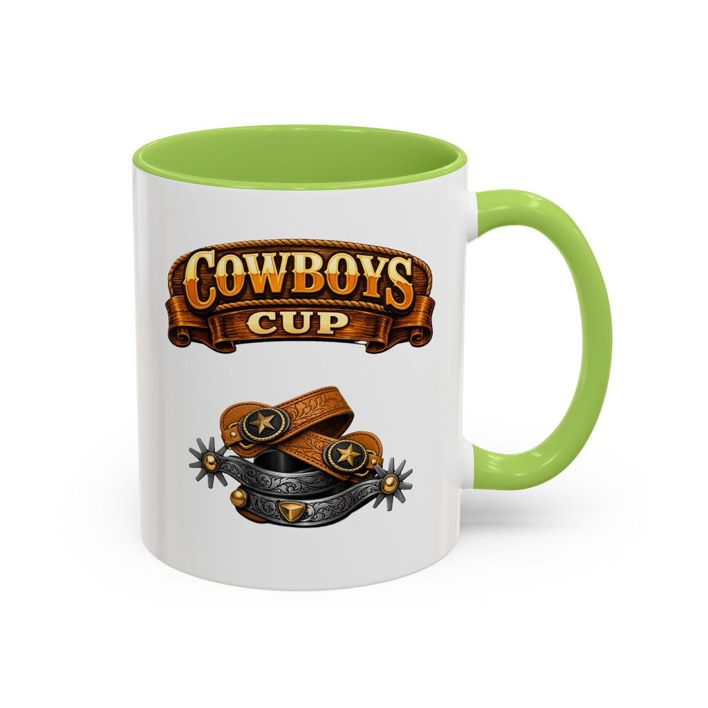 Cowboys Cup Coffee Mug — Western Spur & Leather Design (11/15oz)
