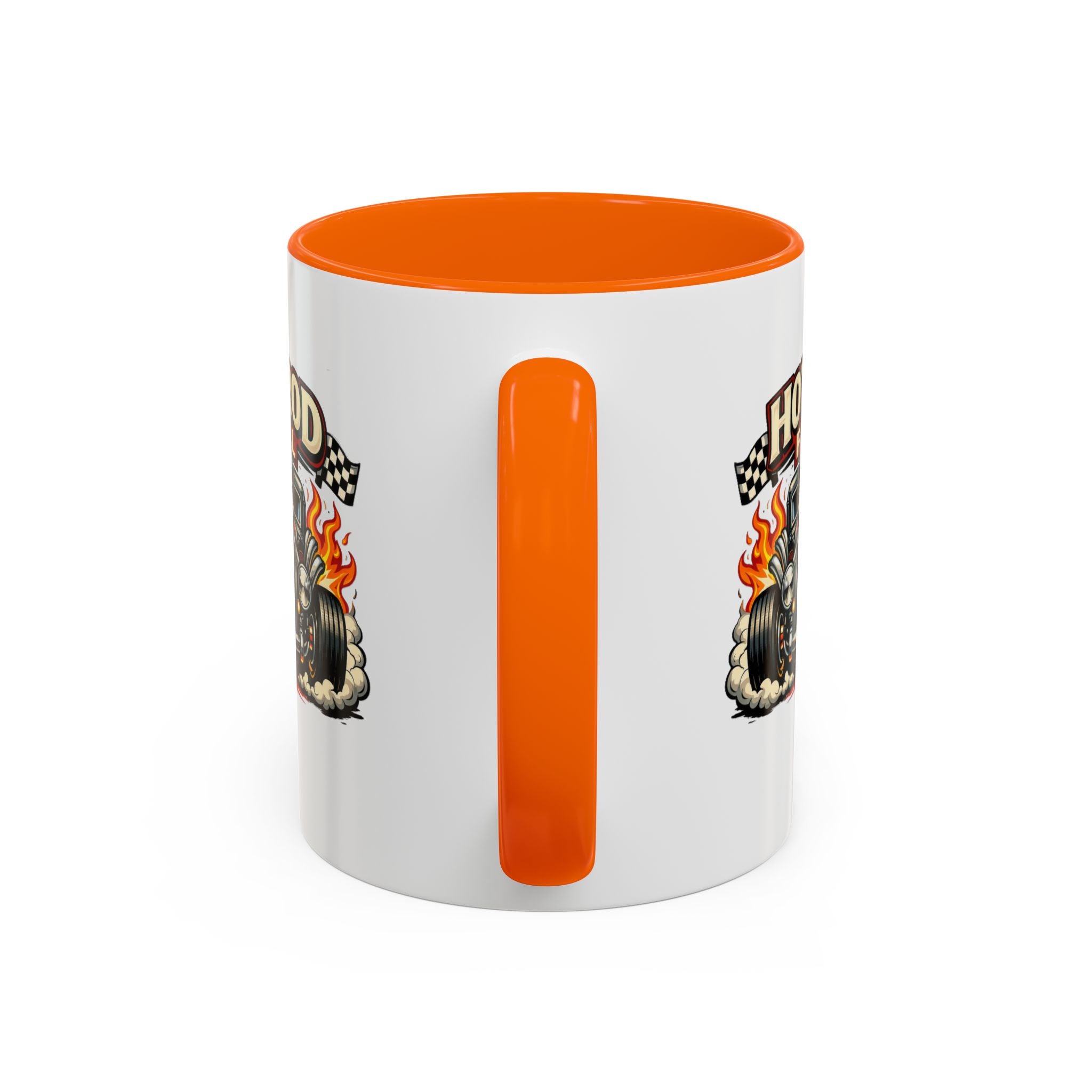 Hot Rod Fuel Coffee Mug — Vintage Muscle Car Racing Accent Mug