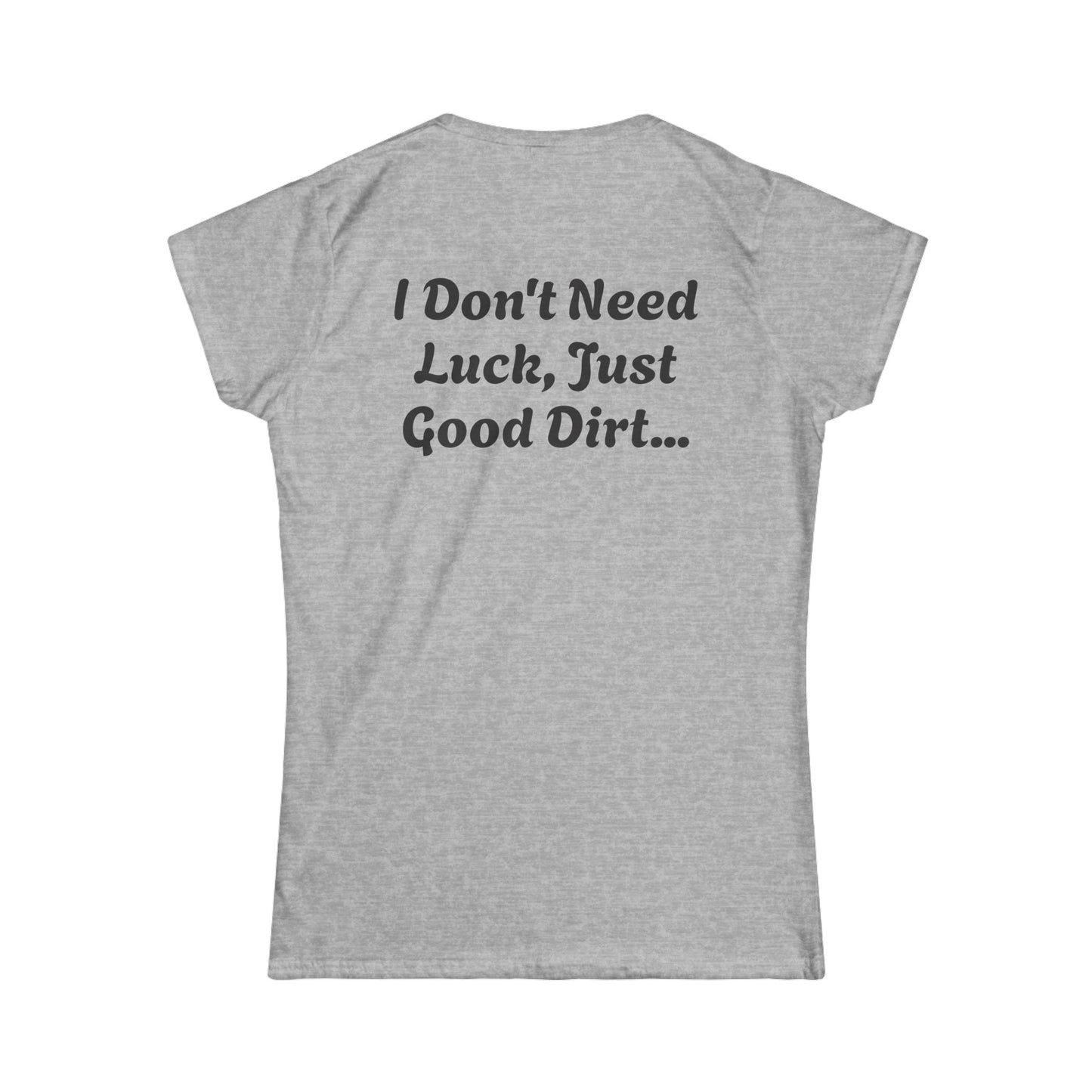 "Stupid Barrel" Women's White Soft style Tee — Classic Everyday Crewneck T-Shirt