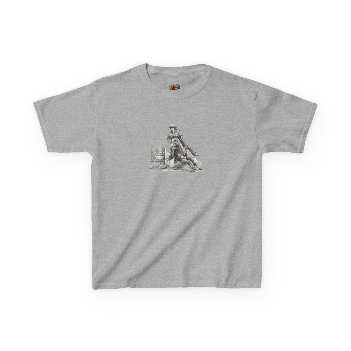 Kids T-Shirt — 'Always Keep Your Eye On the Next Barrel' Cowgirl Graphic