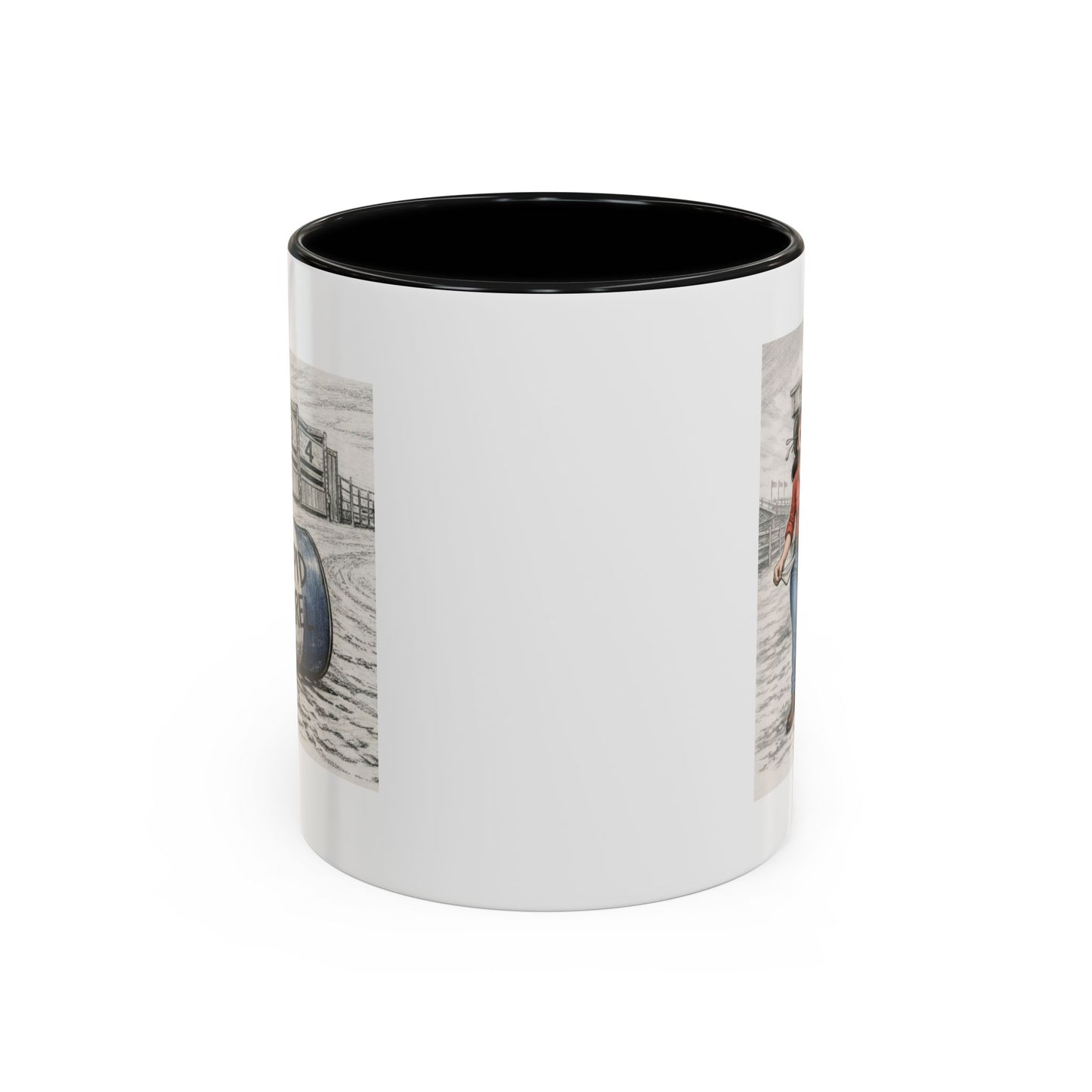 Out of the Money Barrel Racing Coffee Mug — Rodeo Cowgirl Accent Mug (11/15 oz)