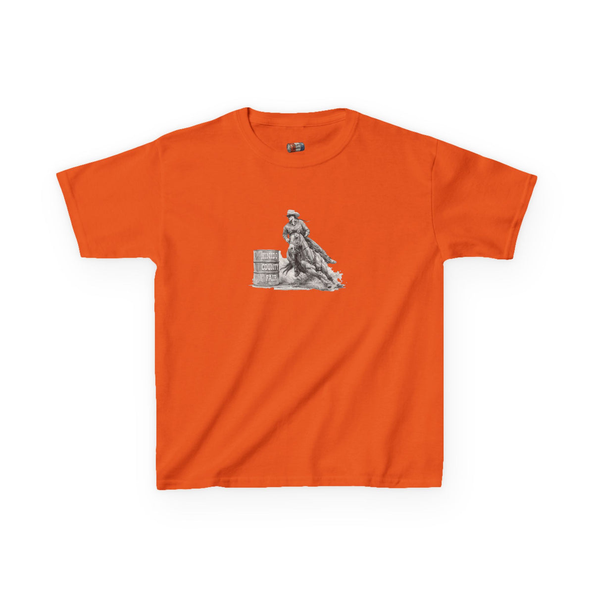 Kids T-Shirt — 'Always Keep Your Eye On the Next Barrel' Cowgirl Graphic