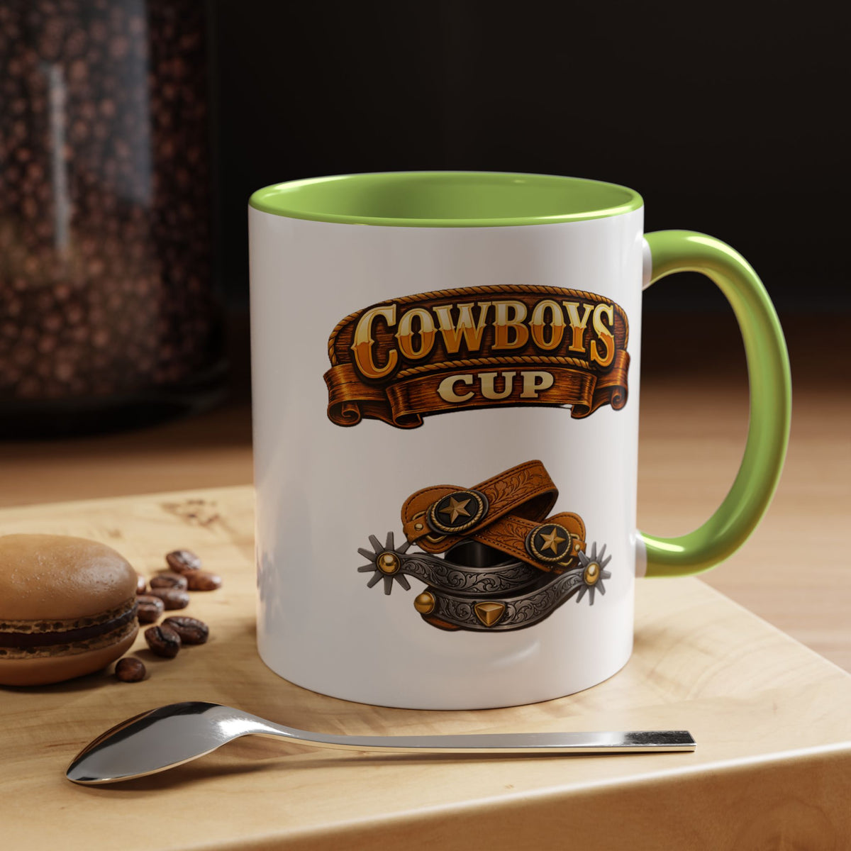 Cowboys Cup Coffee Mug — Western Spur & Leather Design (11/15oz)
