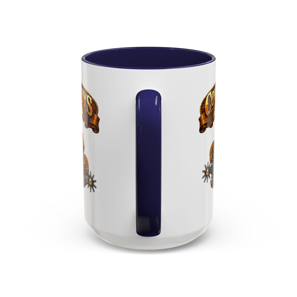 Cowboys Cup Coffee Mug — Western Spur & Leather Design (11/15oz)