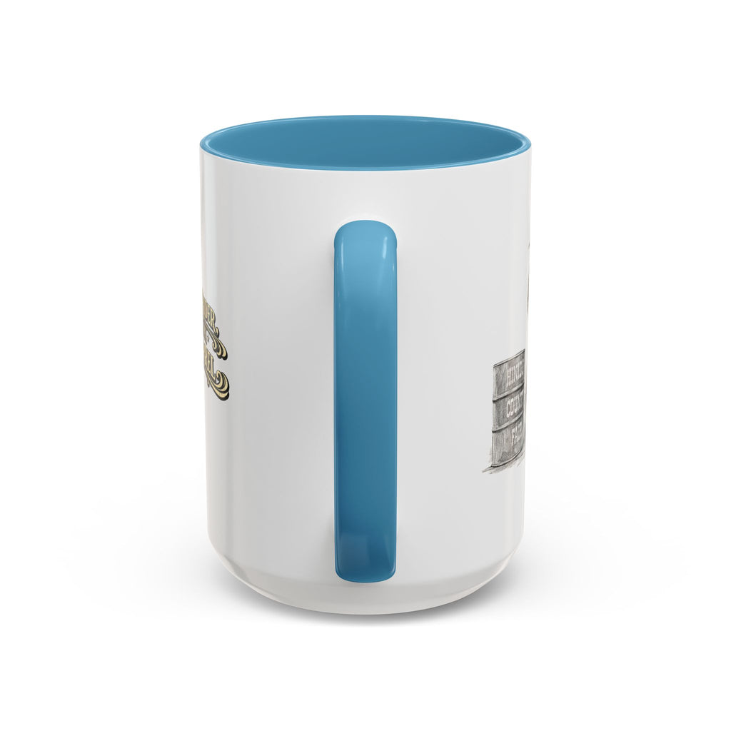 Barrel Racing Coffee Mug — "Horse and Rider Focused on the Next Barrel"
