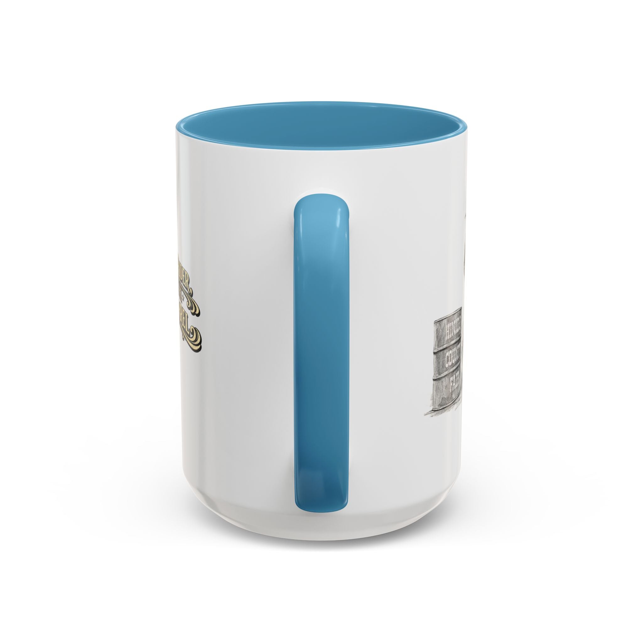 Barrel Racing Coffee Mug — "Horse and Rider Focused on the Next Barrel"