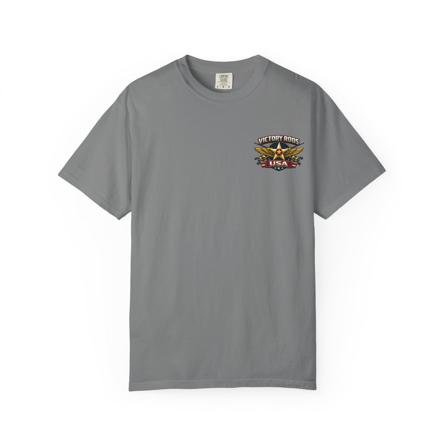Victory Rods "Dorado Doris" Fishing T-Shirt — Retro Pinup Angler Tee