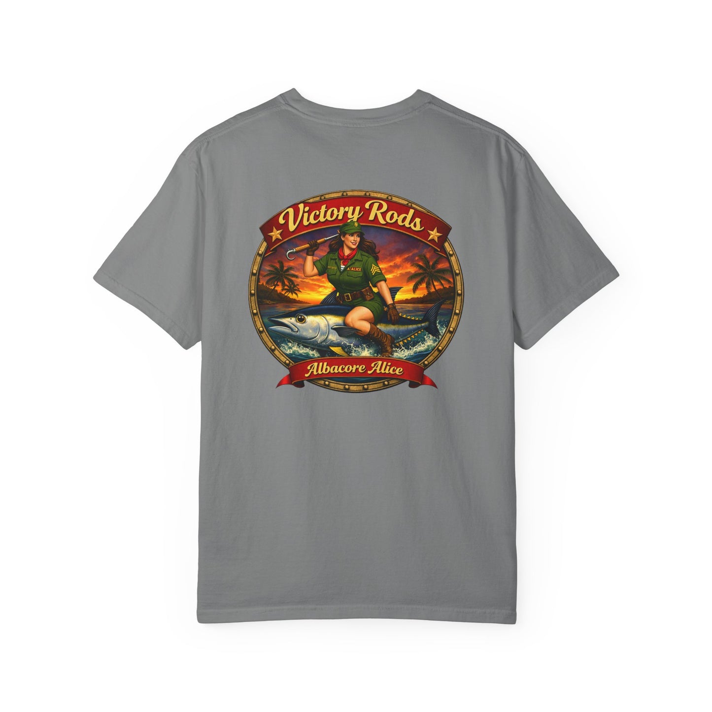 Victory Rods "Allencore Alice" Fishing Graphic T-Shirt
