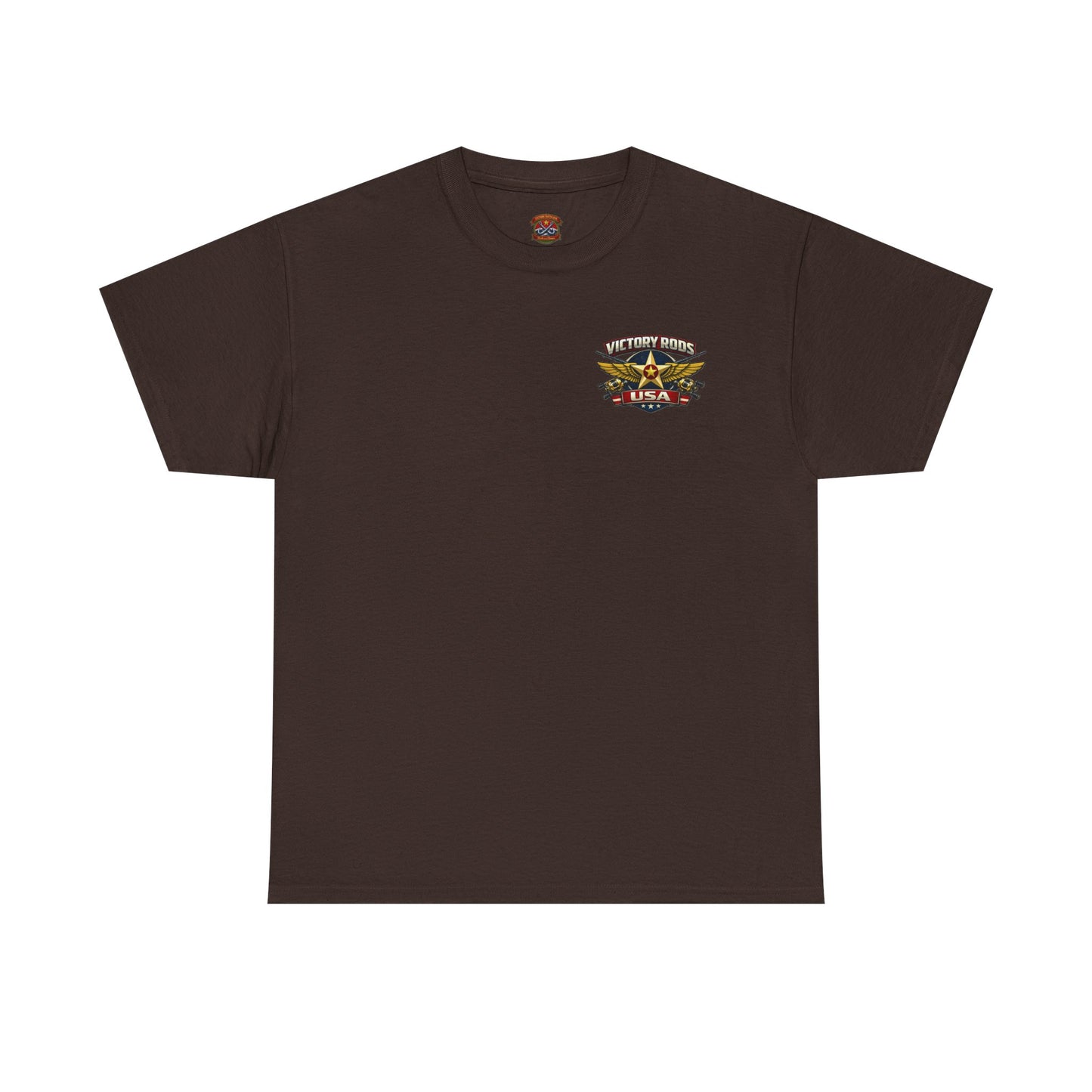 Vintage Pinup Fishing T-Shirt — “Victory Rods” Calico Carol Graphic Tee